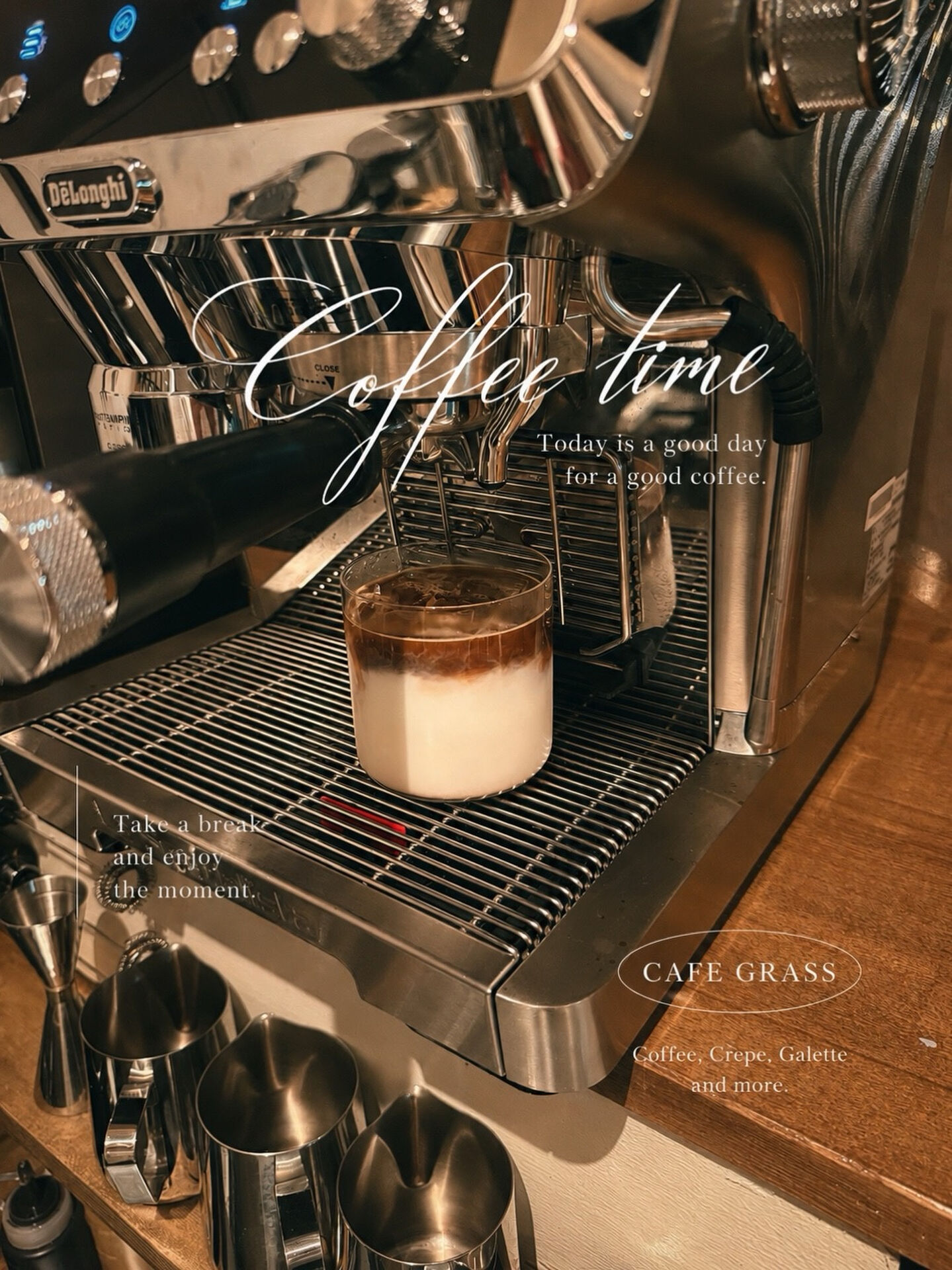一杯ずつ、丁寧にお作りしています☕️🤍